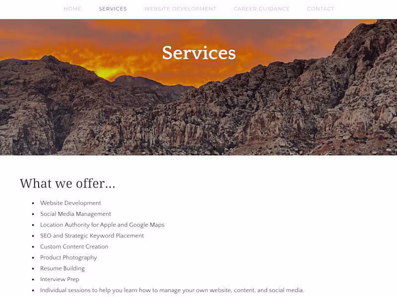 Cover image for Web Consulting