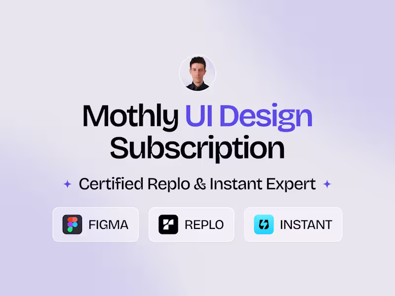 Cover image for Monthly UI Design Subscription