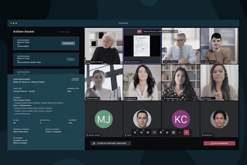 Cover image for CourtGrid MVP Video Conferencing App Development