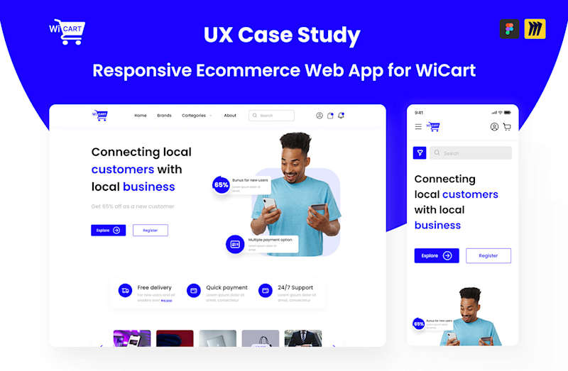Cover image for Responsive E-commerce Web App.