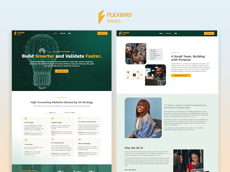 Cover image for Flexbird Media Brand and Website Development