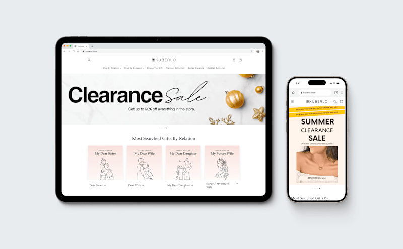 Cover image for Shopify development for Jewelry Brand
