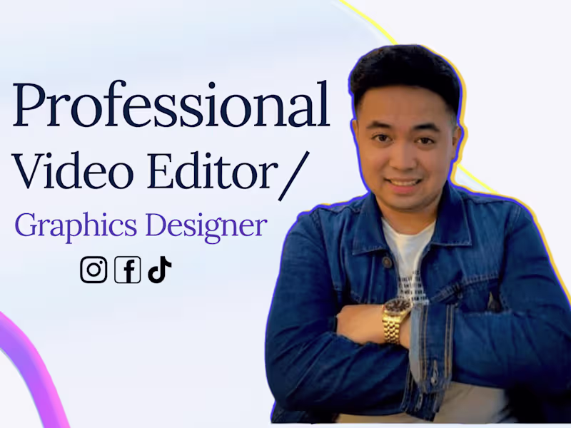 Cover image for Top-Rated Professional Video Editor/ Graphic Design Expert/ SMM