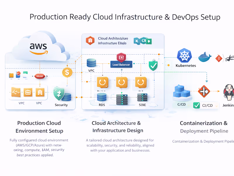 Cover image for Production Ready Cloud Infrastructure & DevOps Setup
