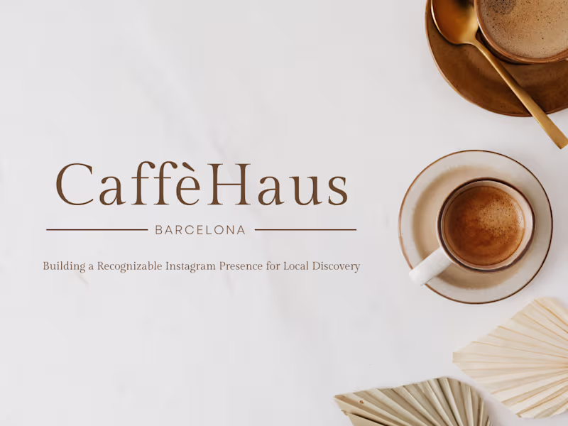 Cover image for Caffè Haus Instagram Revamp