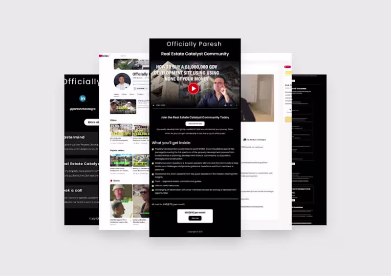 Cover image for Officially Paresh Landing Page Copywriting For Launch