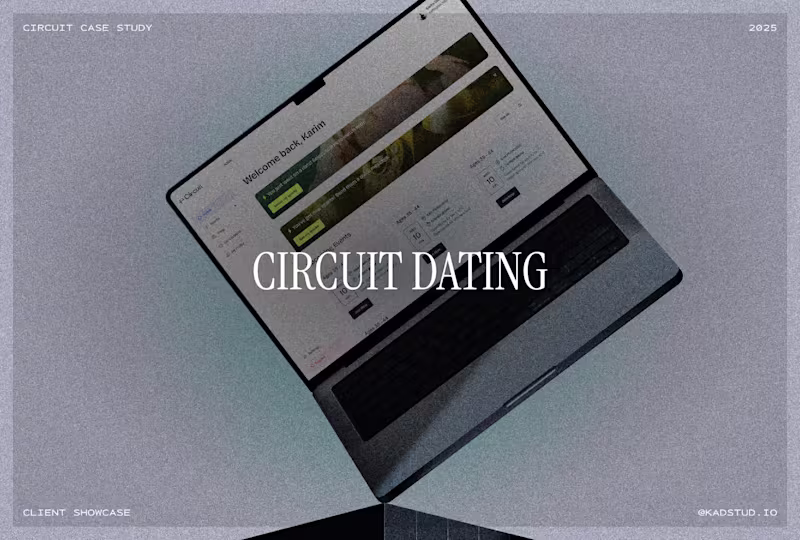 Cover image for Circuit ― Speed Dating Website & App Redesign