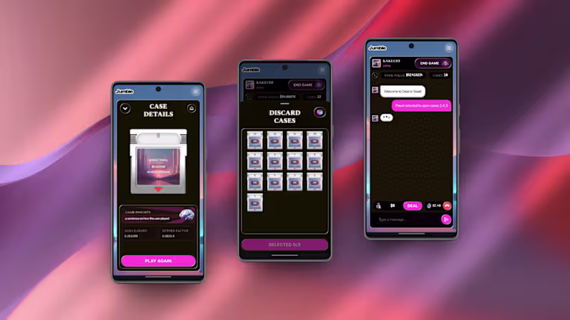 Cover image for jumble.cash (http://jumble.cash) is a live on-chain arcade f...