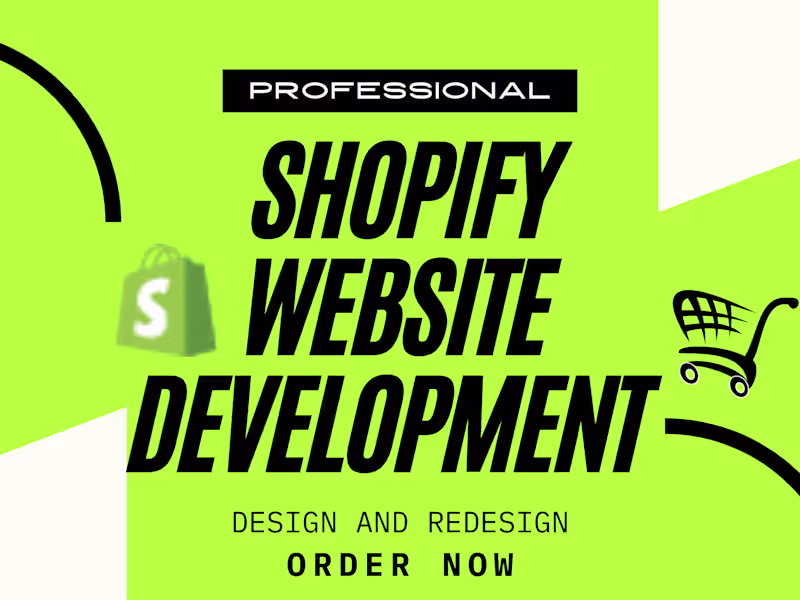 Cover image for Custom E-Commerce Shopify Website Development Stores