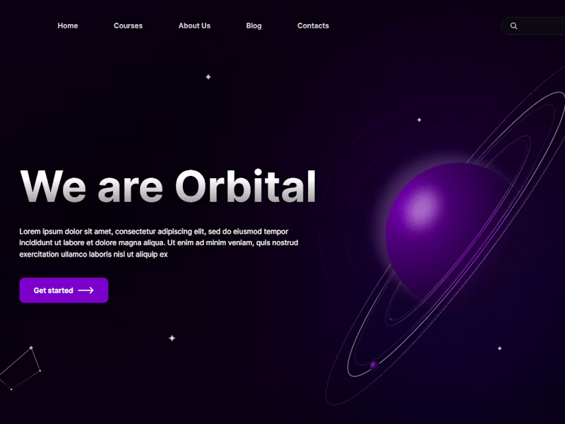 Cover image for Orbital | Webflow Website