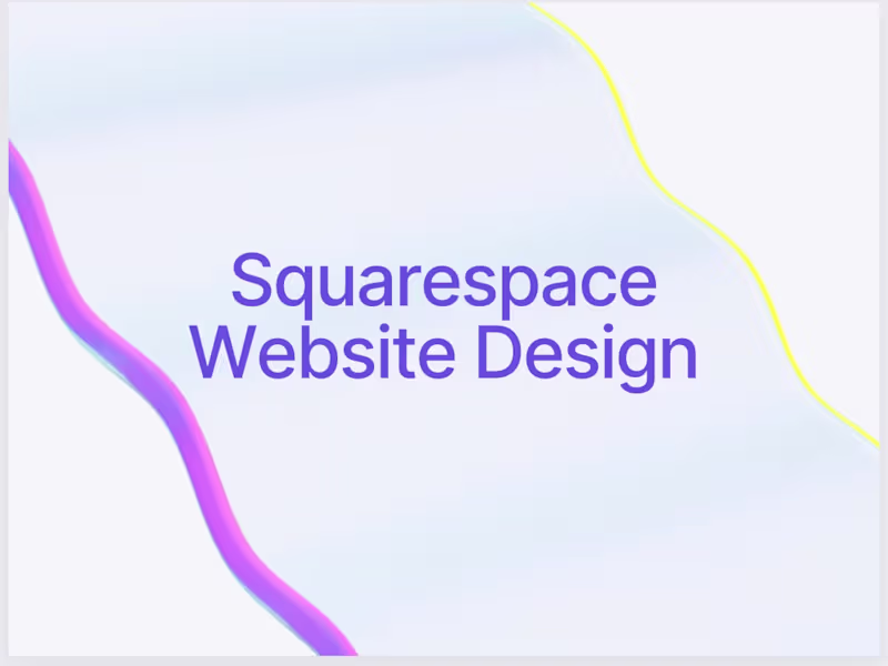 Cover image for Creative Squarespace Website Design to make your voice shine! ✨