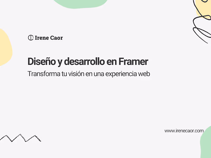 Cover image for 💻 Diseño y desarrollo en Framer