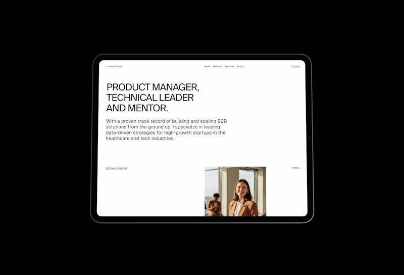 Cover image for Product manager portfolio