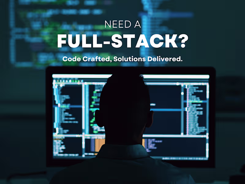 Cover image for Full-Stack Development