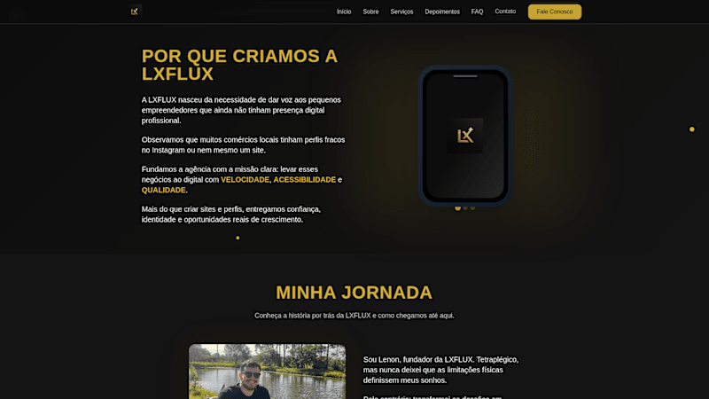 Cover image for LXFLUX - Transformando Pequenos Negócios no Digital