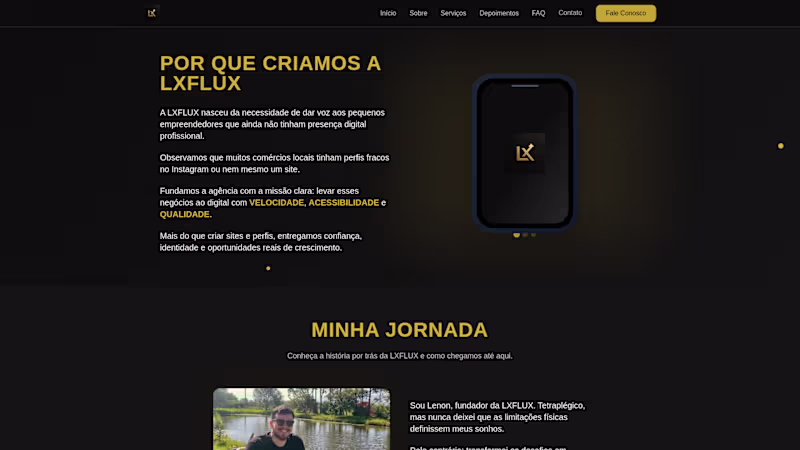 Cover image for LXFLUX - Transformando Pequenos Negócios no Digital