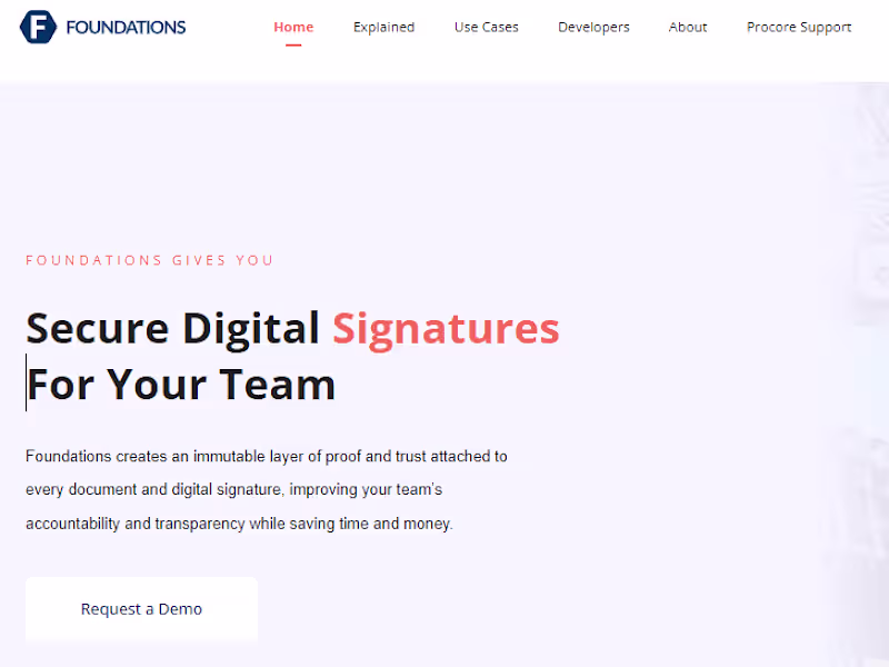 Cover image for Foundations Website Copy