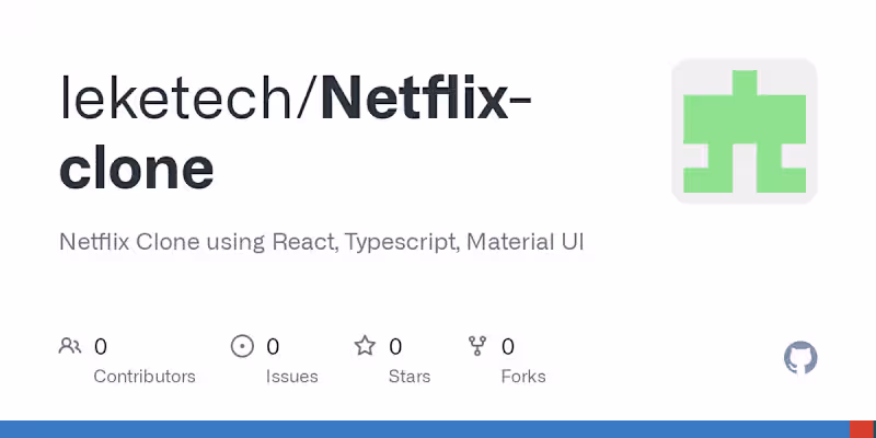Cover image for Netflix Clone Development