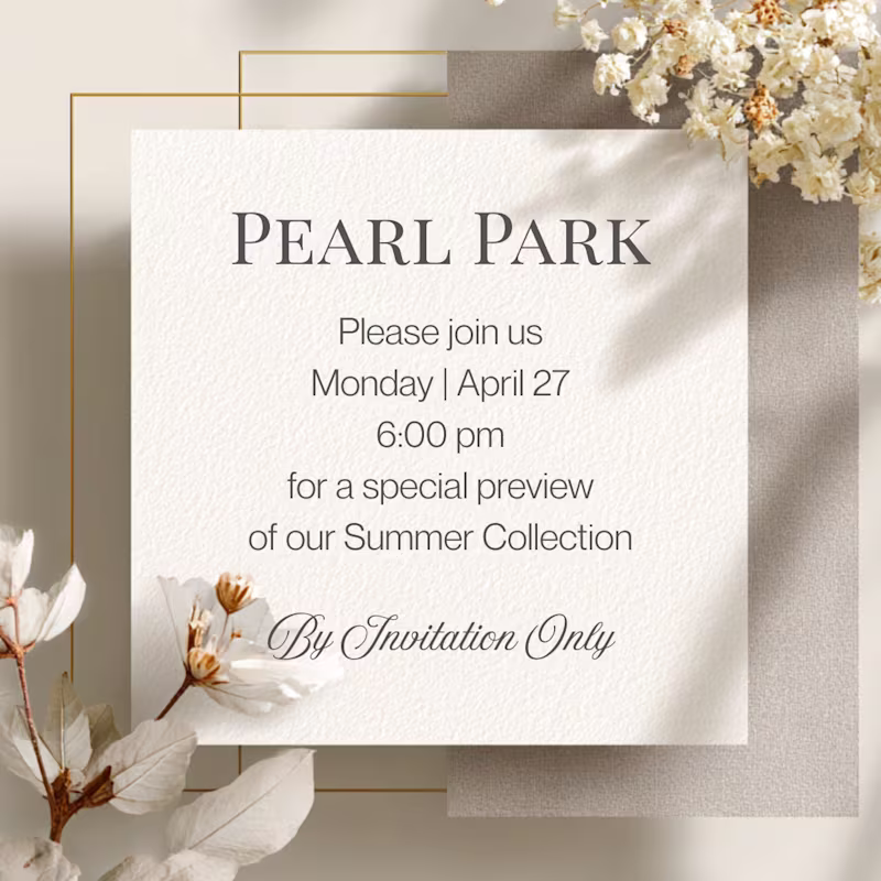 Cover image for A mock-up of an invitation.