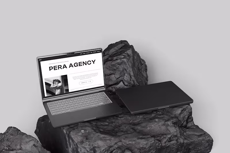 Cover image for Pera – Modern Website Development for a Digital Agency
