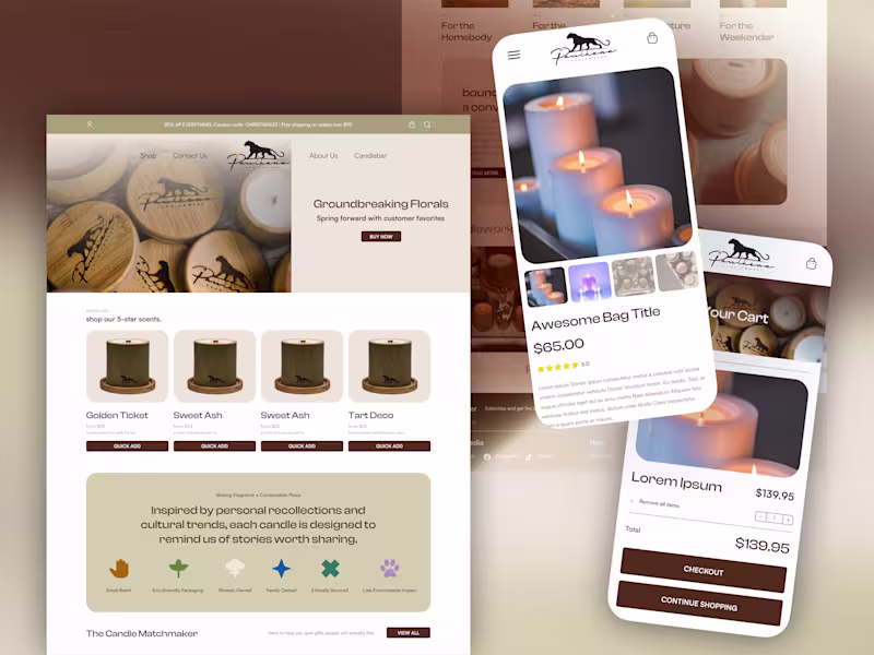 Cover image for E-Commerce UX/UI Web Design