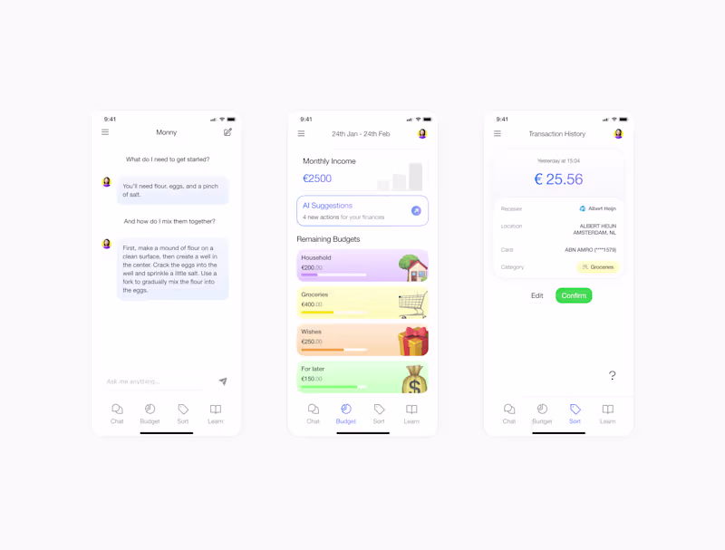 Cover image for mobile budgeting app