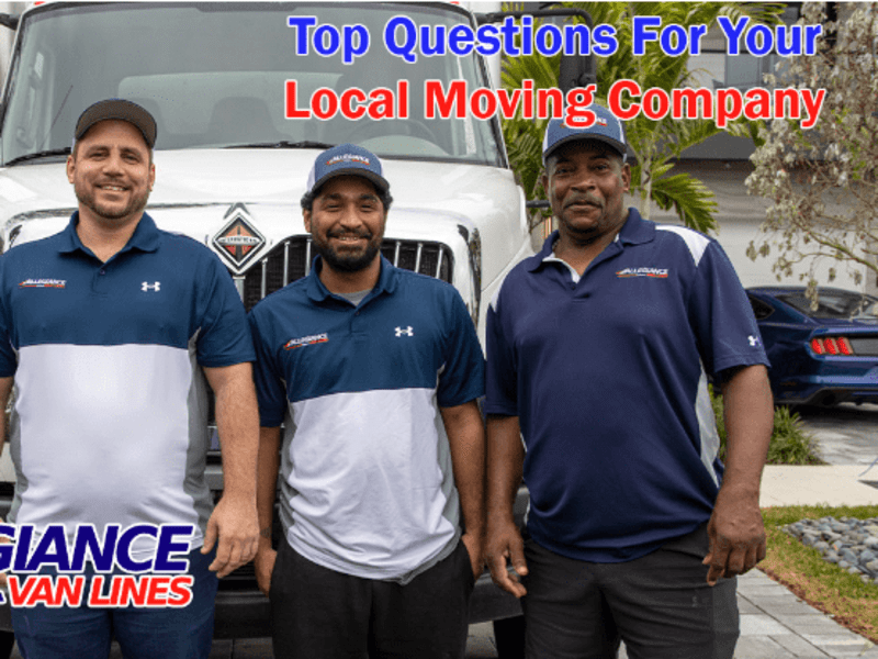 Cover image for Top Questions For Your Local Moving Company