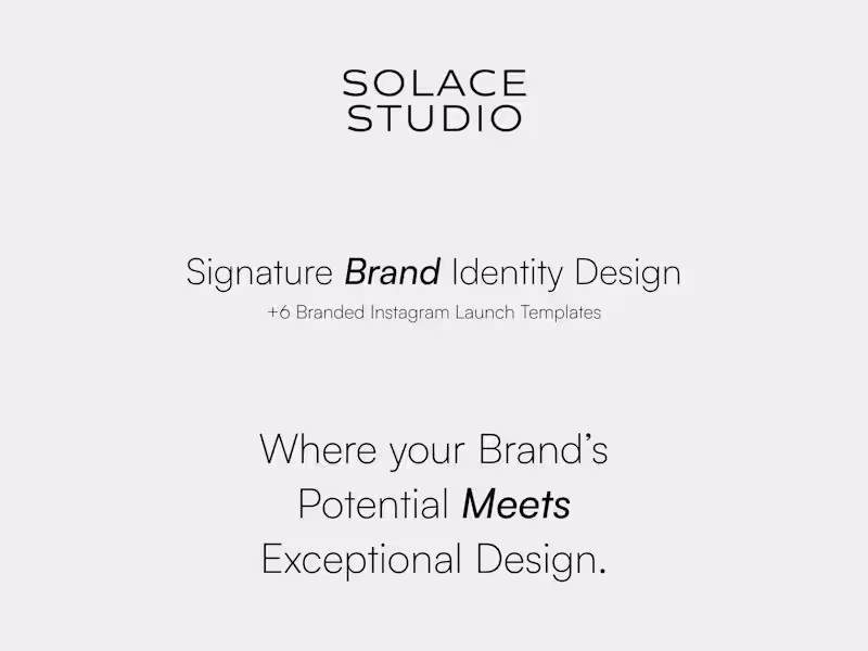 Cover image for Signature Brand Identity Design