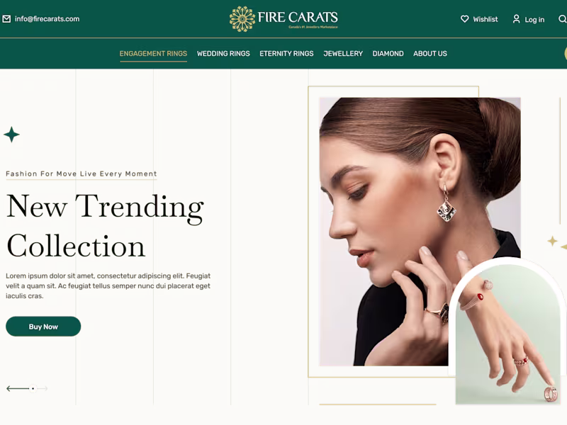 Cover image for Diamond And Jewelry Selling Portal