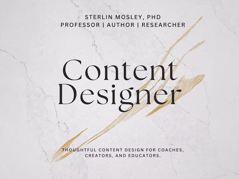Cover image for Branded Content + Visual Design for Creators, Coaches & Brands