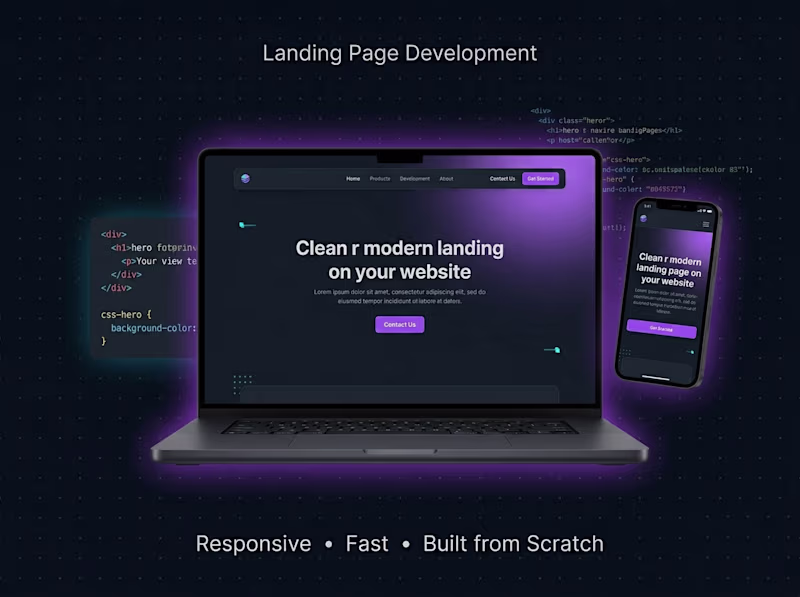 Cover image for Landing Page Website