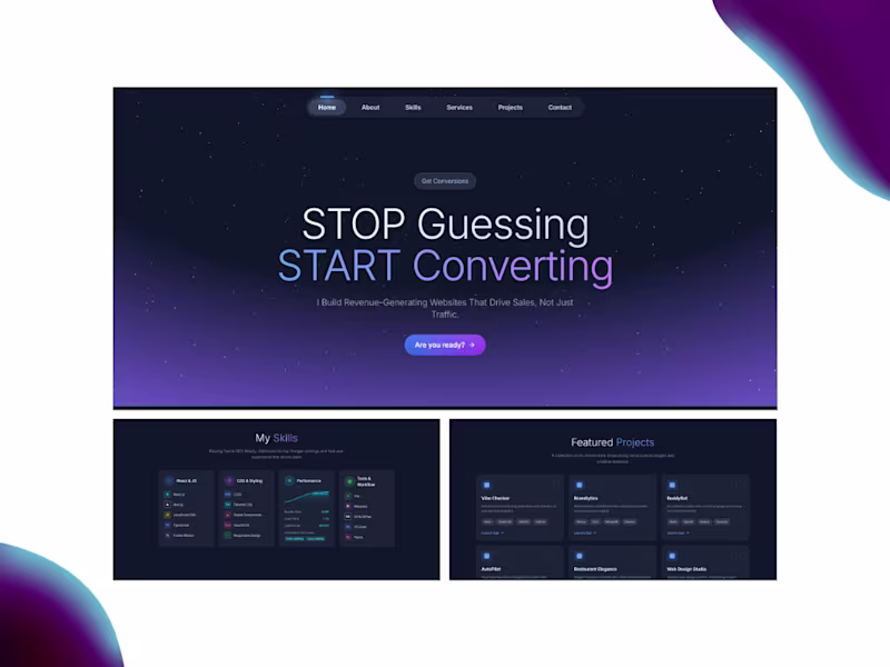 Cover image for Web Developer Portfolio Website