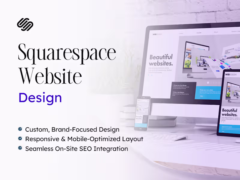Cover image for Clean, Custom Squarespace Design That Works Hard for Your Brand