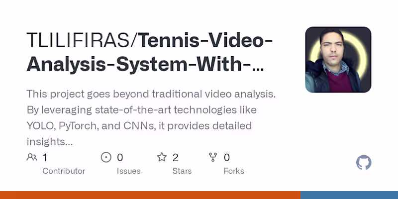 Cover image for Tennis Video Analysis System With YOLO, PyTorch, and CNN