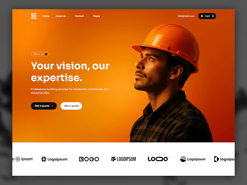 Cover image for Construction Webflow Template Development