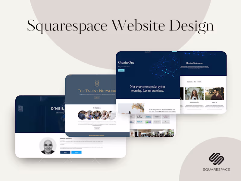 Cover image for Squarespace Website Design/Redesign