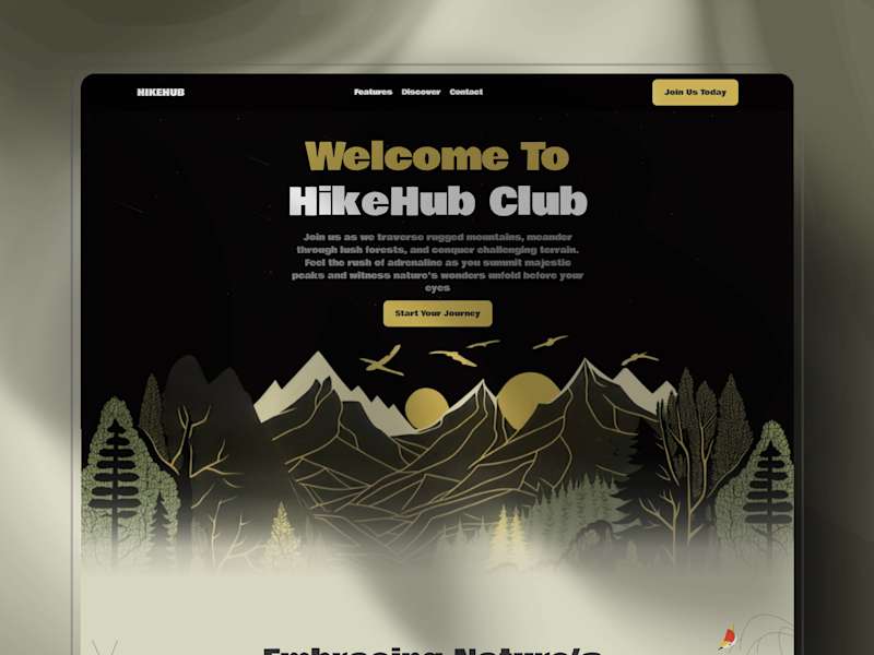 Cover image for HIKEHUB Website Template