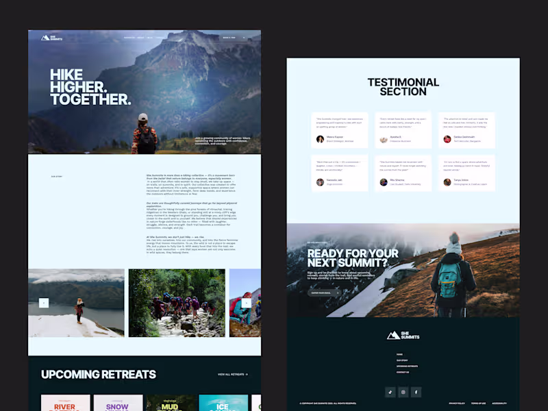 Cover image for Website Design in Figma – Clean, Modern & Strategy-Driven