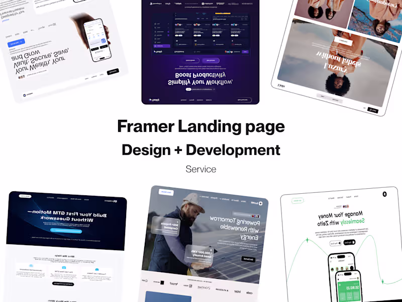 Cover image for Framer Design & Development: Bringing Your Vision to Life