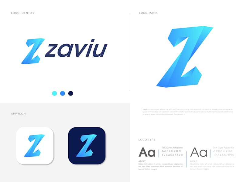 Cover image for Modern abstract Z letter logo design