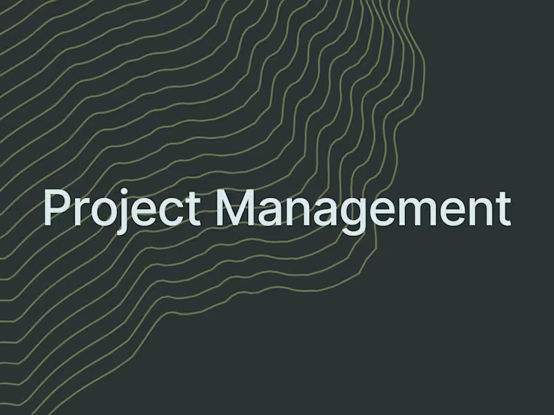 Cover image for PM for web and design. From inception to completion.