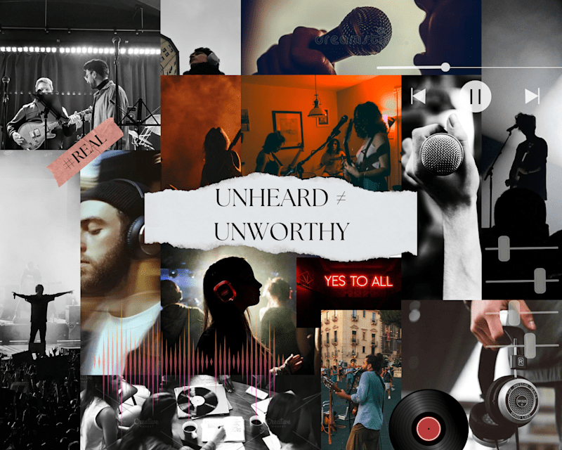 Cover image for Unheard: Underground Music Platform Branding