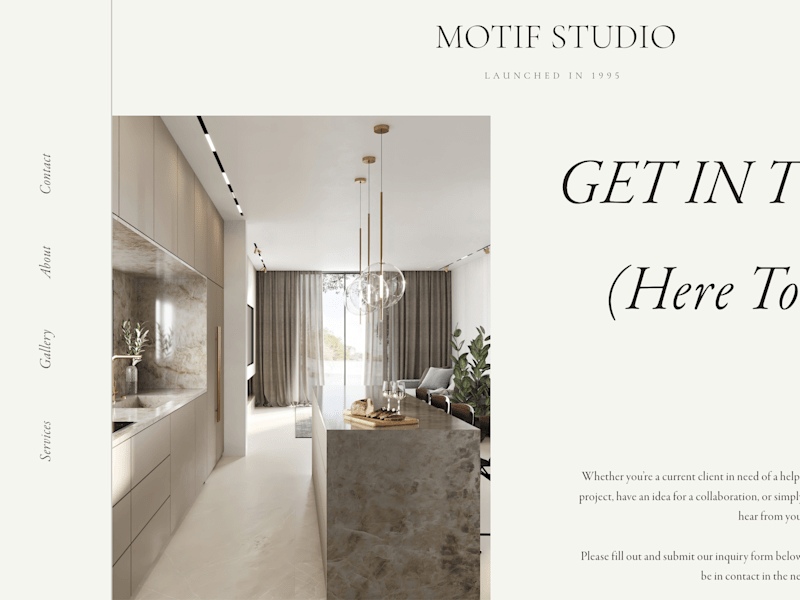 Cover image for Motif Studio Web Design