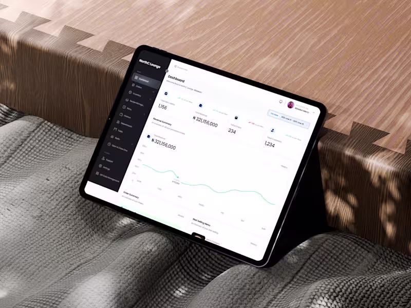 Cover image for Admin User Dashboard for a Hospitality Platform (SaaS)