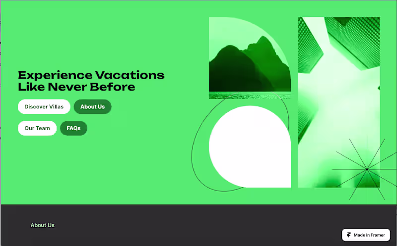 Cover image for Getaways website
