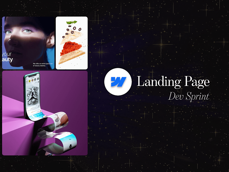 Cover image for ⚡ 5-Day Webflow Landing Page Sprint • Dev Only
