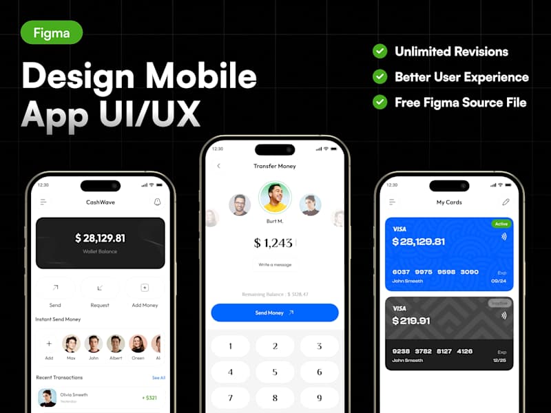 Cover image for WealthGuard App Design