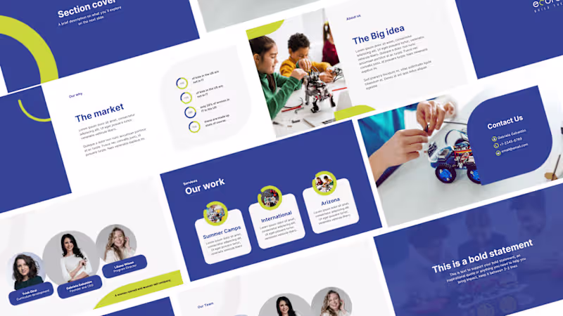 Cover image for Pitch deck for tech-education startup