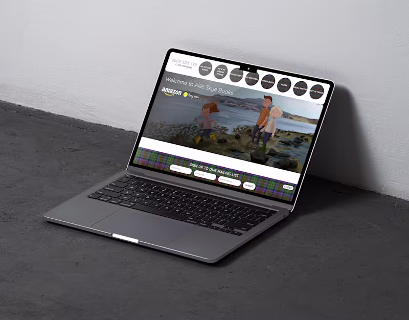 Cover image for Allie Skye Books Website Design & Development