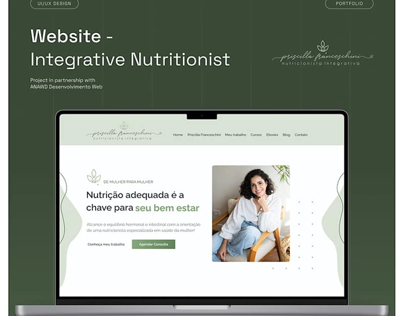 Cover image for Website - Integrative Nutritionist on Behance